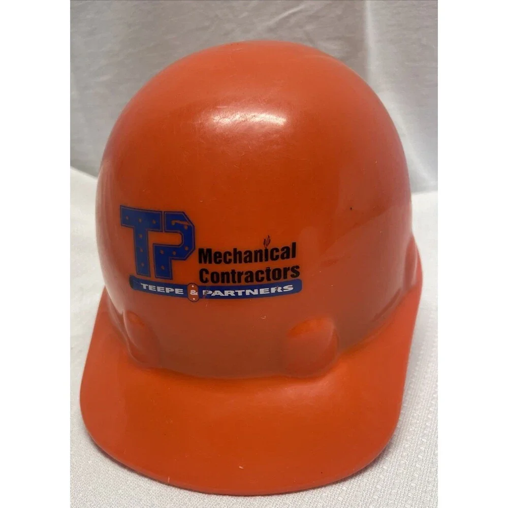 Mechanical Contractors Hard Hat Halloween Cosplay Costume 6 3/4